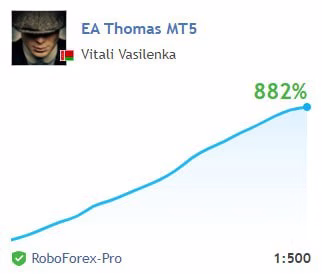 EA Thomas MT5 Signal Myfxbook