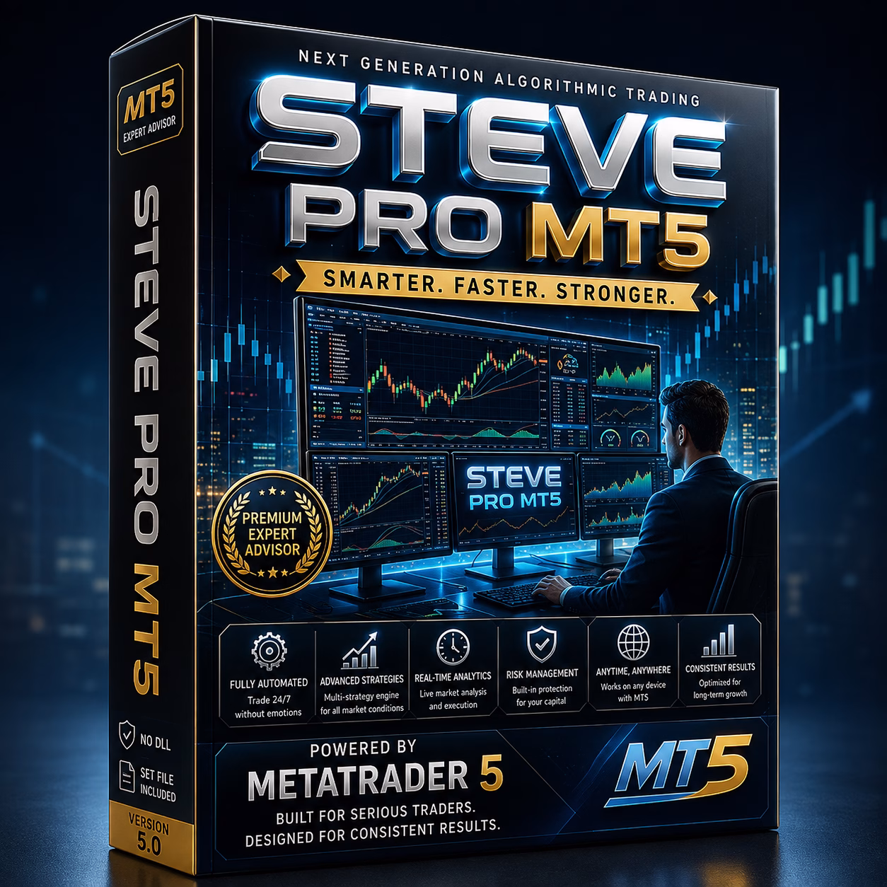 Steve Pro MT5 Unlimited + SetFiles