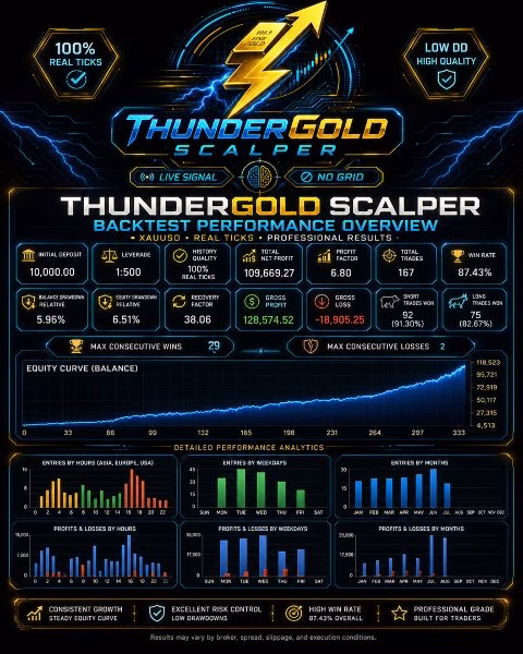 ThunderGold Scalper MT5 Unlimited + SetFiles - Image 6