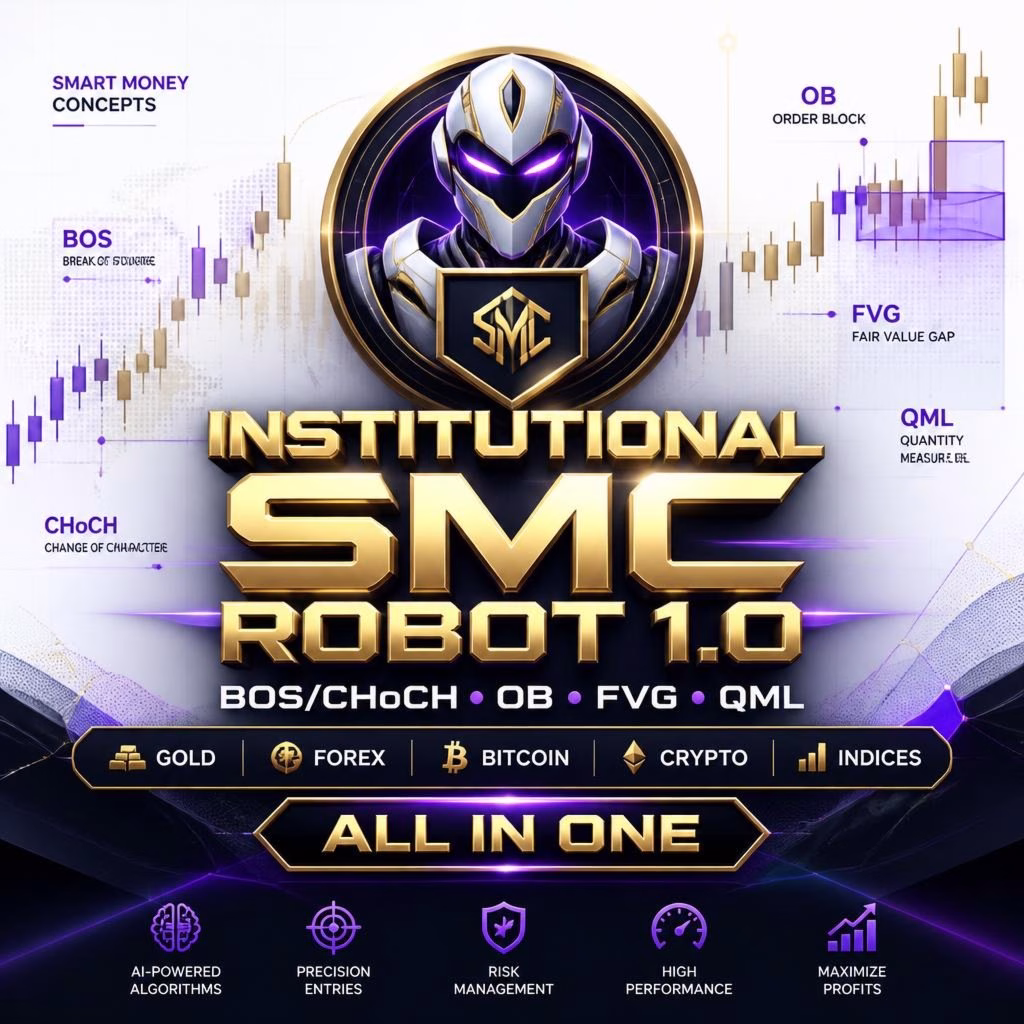 Institutional SMC Robot MT5 Unlimited + SetFiles